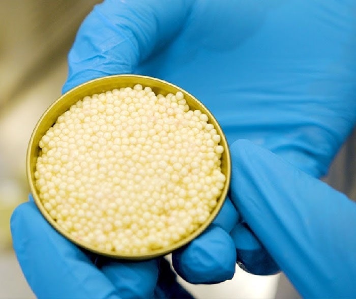 trứng cá tầm trắng muối